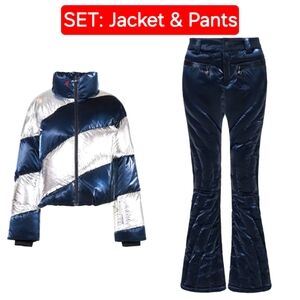 SET - Perfect Moment Super Mojo Jacket Perfect Moment Carving Pants Liquid Blue